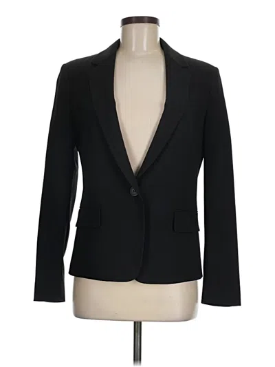 Pre-owned Theory Wool Blazer Jacket In Black