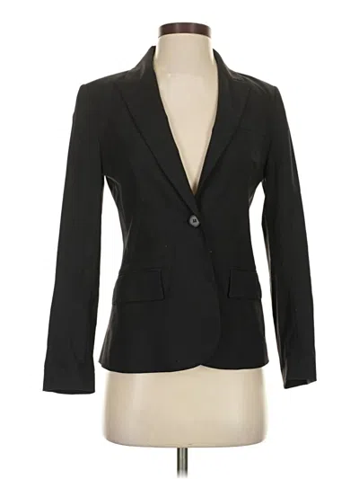 Pre-owned Theory Wool Blazer Jacket In Black
