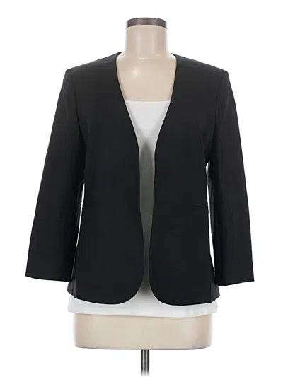 Pre-owned Theory Wool Blazer Jacket In Black