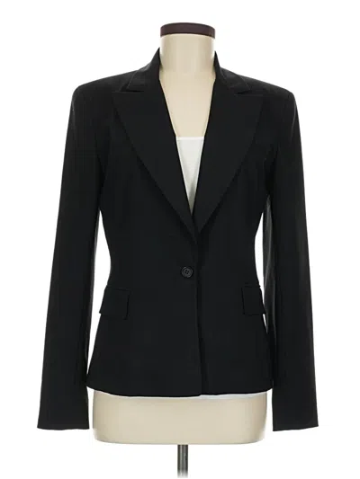 Pre-owned Theory Wool Blazer Jacket In Black