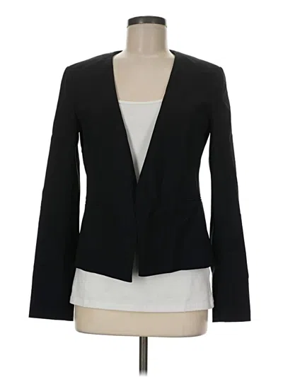 Pre-owned Theory Wool Blazer Jacket In Black