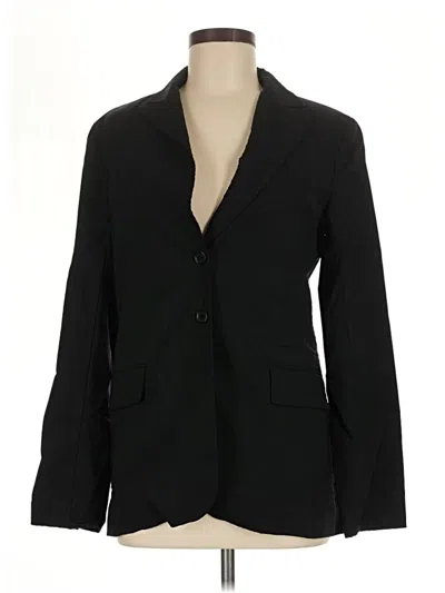 Pre-owned Theory Wool Blazer Jacket In Black