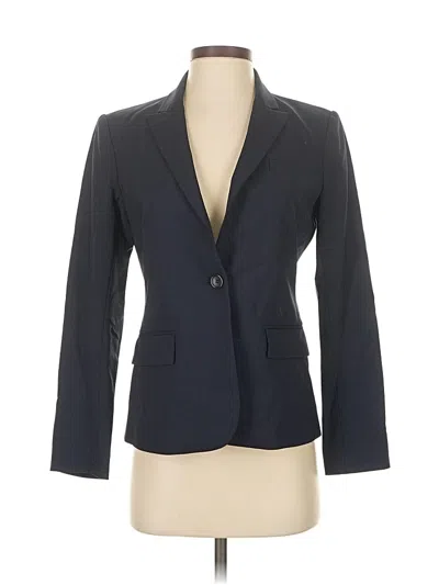 Pre-owned Theory Wool Blazer Jacket In Gray