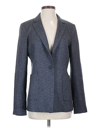 Pre-owned Theory Wool Blazer Jacket In Gray