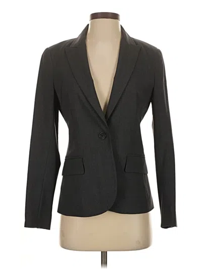 Pre-owned Theory Wool Blazer Jacket In Gray