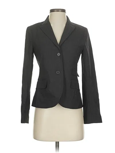 Pre-owned Theory Wool Blazer Jacket In Gray