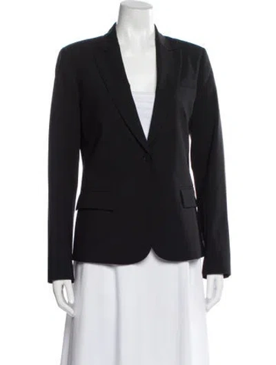 Pre-owned Theory Wool Blazer In Multi