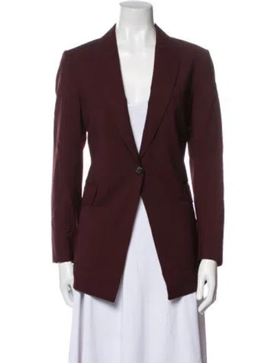 Pre-owned Theory Wool Blazer In Multi
