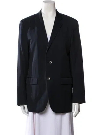Pre-owned Theory Wool Blazer In Multi