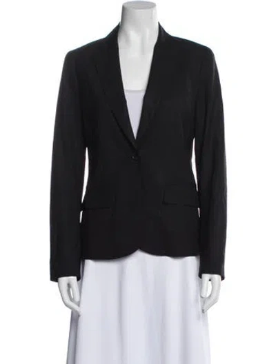 Pre-owned Theory Wool Blazer In Multi