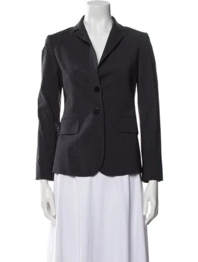 Pre-owned Theory Wool Blazer In Multi