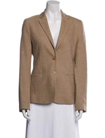 Pre-owned Theory Wool Blazer In Neutral