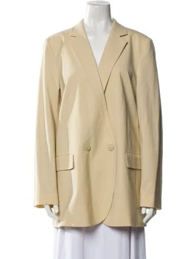 Pre-owned Theory Wool Blazer In Neutral