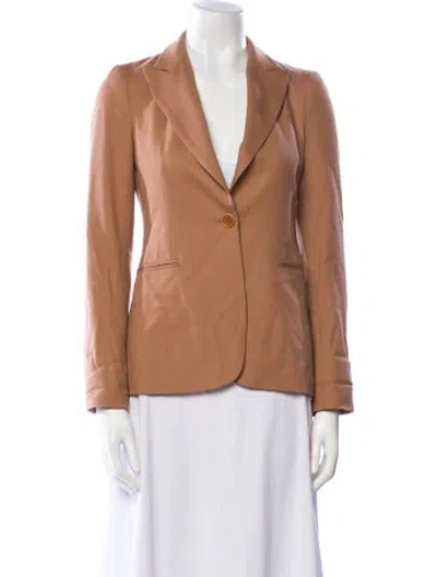 Pre-owned Theory Wool Blazer In Neutral