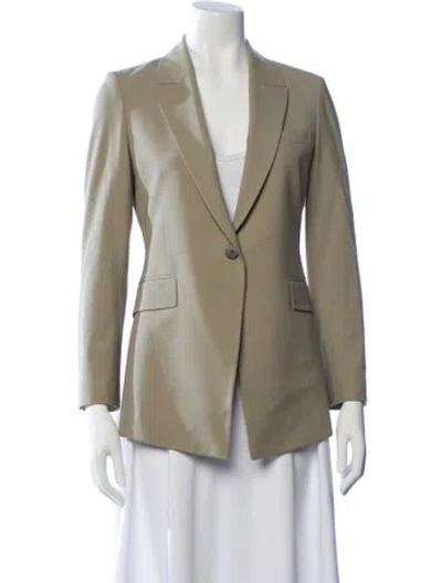 Pre-owned Theory Wool Blazer In Neutral