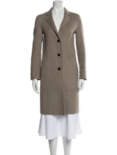 Pre-owned Theory Wool Blazer In Neutral