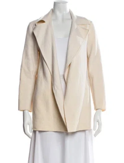 Pre-owned Theory Wool Blazer In Neutral