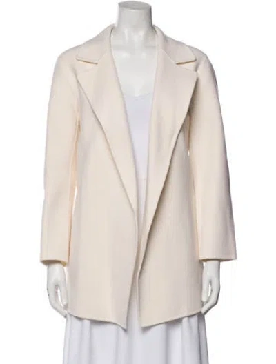 Pre-owned Theory Wool Blazer In Neutral