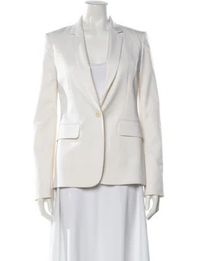 Pre-owned Theory Wool Blazer In Neutral