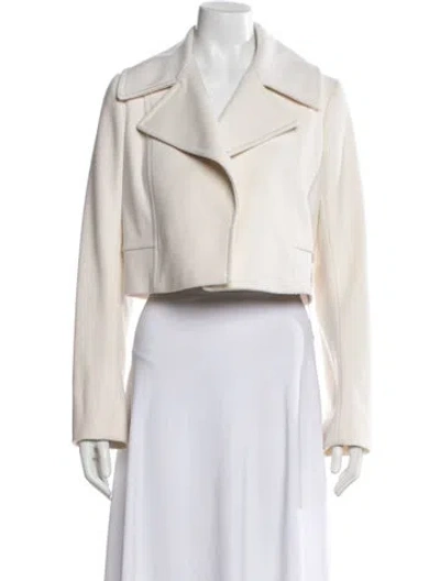 Pre-owned Theory Wool Blazer In Neutral