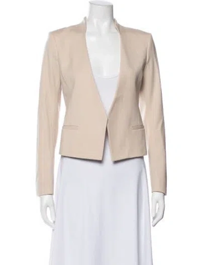 Pre-owned Theory Wool Blazer In Neutral