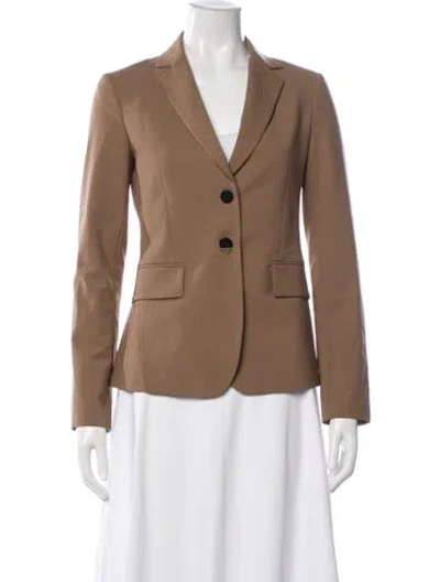 Pre-owned Theory Wool Blazer In Neutrals