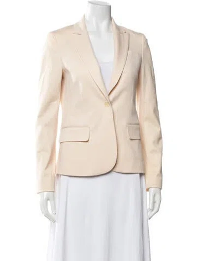 Pre-owned Theory Wool Blazer In Neutrals