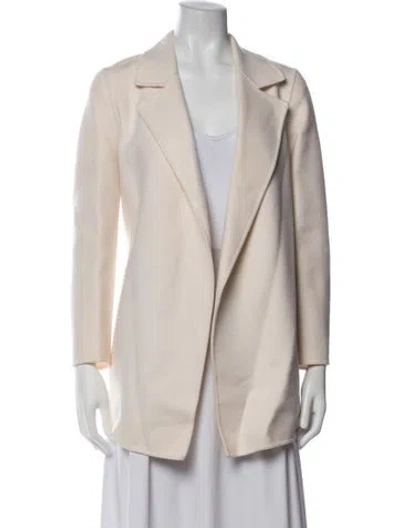 Pre-owned Theory Wool Blazer In Neutrals