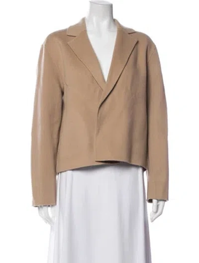 Pre-owned Theory Wool Blazer In Neutrals