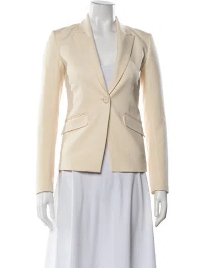 Pre-owned Theory Wool Blazer In Neutrals