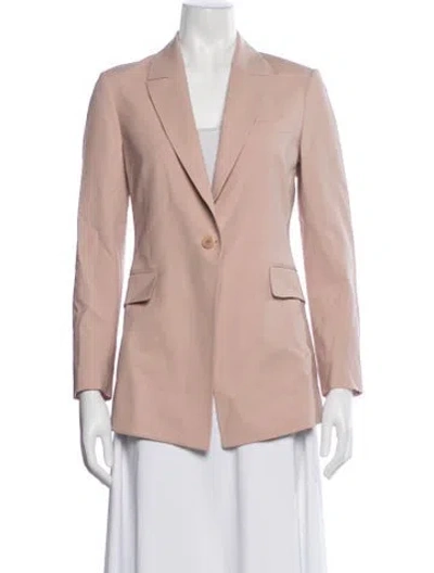 Pre-owned Theory Wool Blazer In Pink