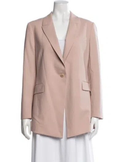 Pre-owned Theory Wool Blazer In Pink