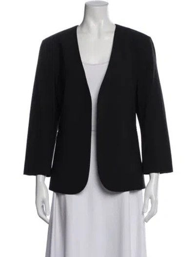 Pre-owned Theory Wool Blazer W/ Tags In Black