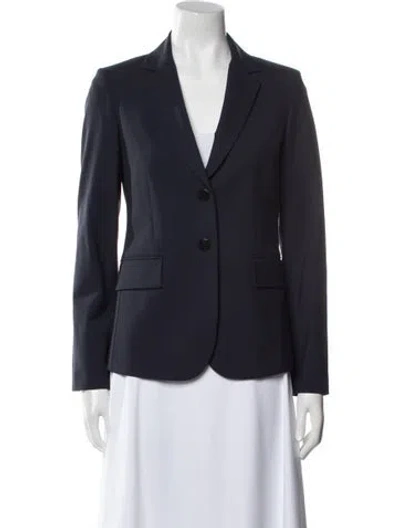 Pre-owned Theory Wool Blazer W/ Tags In Blue