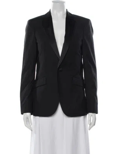 Pre-owned Theory Wool Blazer W/ Tags In Blue