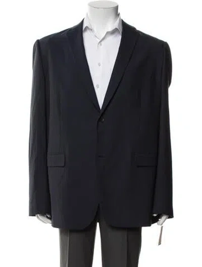 Pre-owned Theory Wool Blazer W/ Tags In Blue