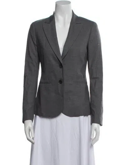 Pre-owned Theory Wool Blazer W/ Tags In Gray