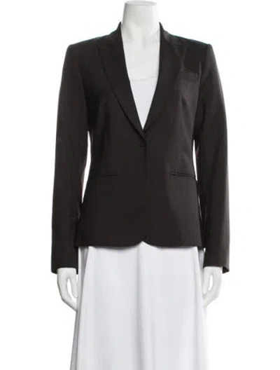 Pre-owned Theory Wool Blazer W/ Tags In Gray