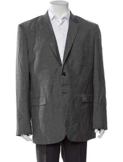 Pre-owned Theory Wool Blazer W/ Tags In Gray
