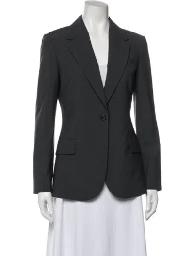 Pre-owned Theory Wool Blazer W/ Tags In Gray