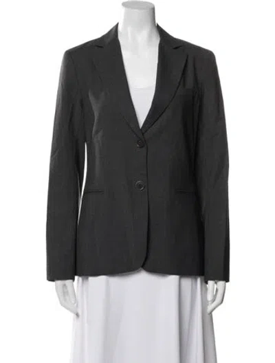 Pre-owned Theory Wool Blazer W/ Tags In Gray