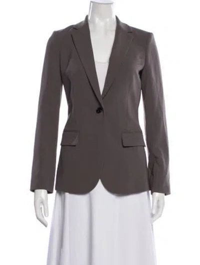 Pre-owned Theory Wool Blazer W/ Tags In Grey