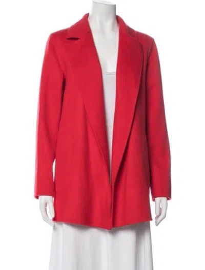 Pre-owned Theory Wool Blazer W/ Tags In Red