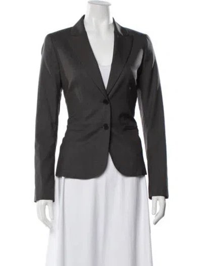 Pre-owned Theory Wool Blazer W/ Tags In White