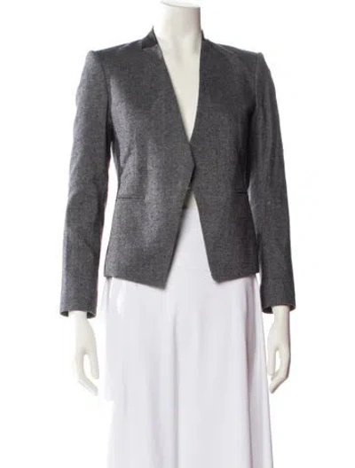 Pre-owned Theory Wool Blazer In White
