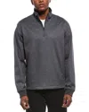 Theory Wool-blend 1/4-zip In Gray