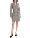 Theory Wool-blend Blazer In Gray