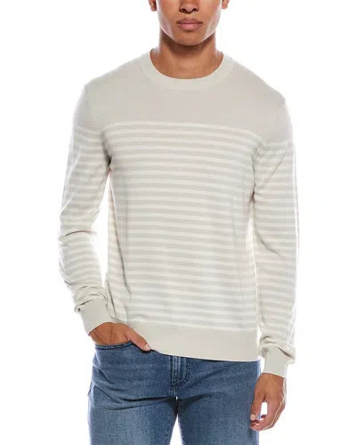 Theory Wool-blend Crewneck Sweater In Gray