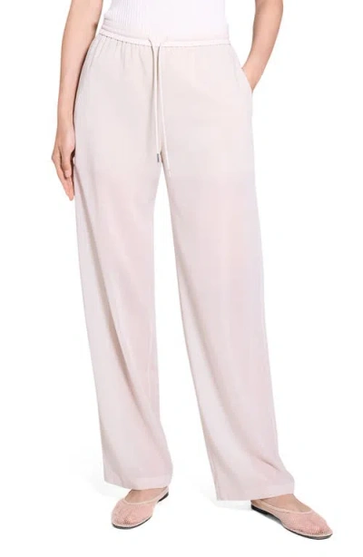 THEORY THEORY WOOL BLEND DRAWSTRING PANTS