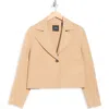 Theory New Divide Double Face Open Front Cardigan In Neutral